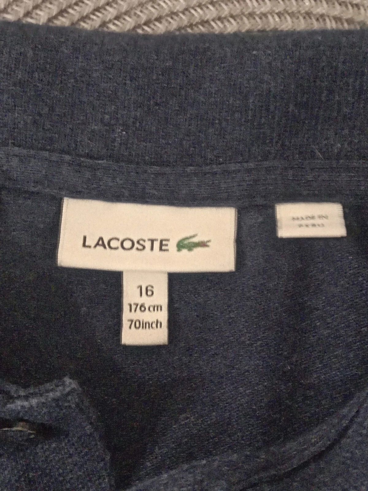 Lacoste Lacoste Polo Shirt Blue Boys. Size 16 Y / XS Size US XS / EU 42 / 0 - 6 Thumbnail