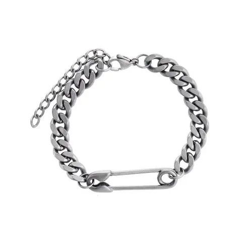 Designer × Vintage Retro pin chain bracelet Size ONE SIZE - 4 Thumbnail