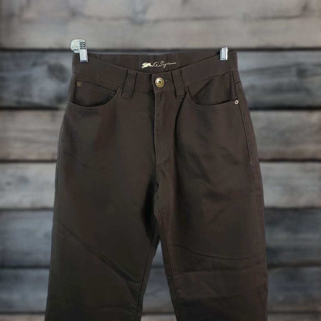 Vintage A. Tiziano Mens Jeans Sz 32 Brown Straight Leg Cotton Size US 32 / EU 48 - 1 Thumbnail
