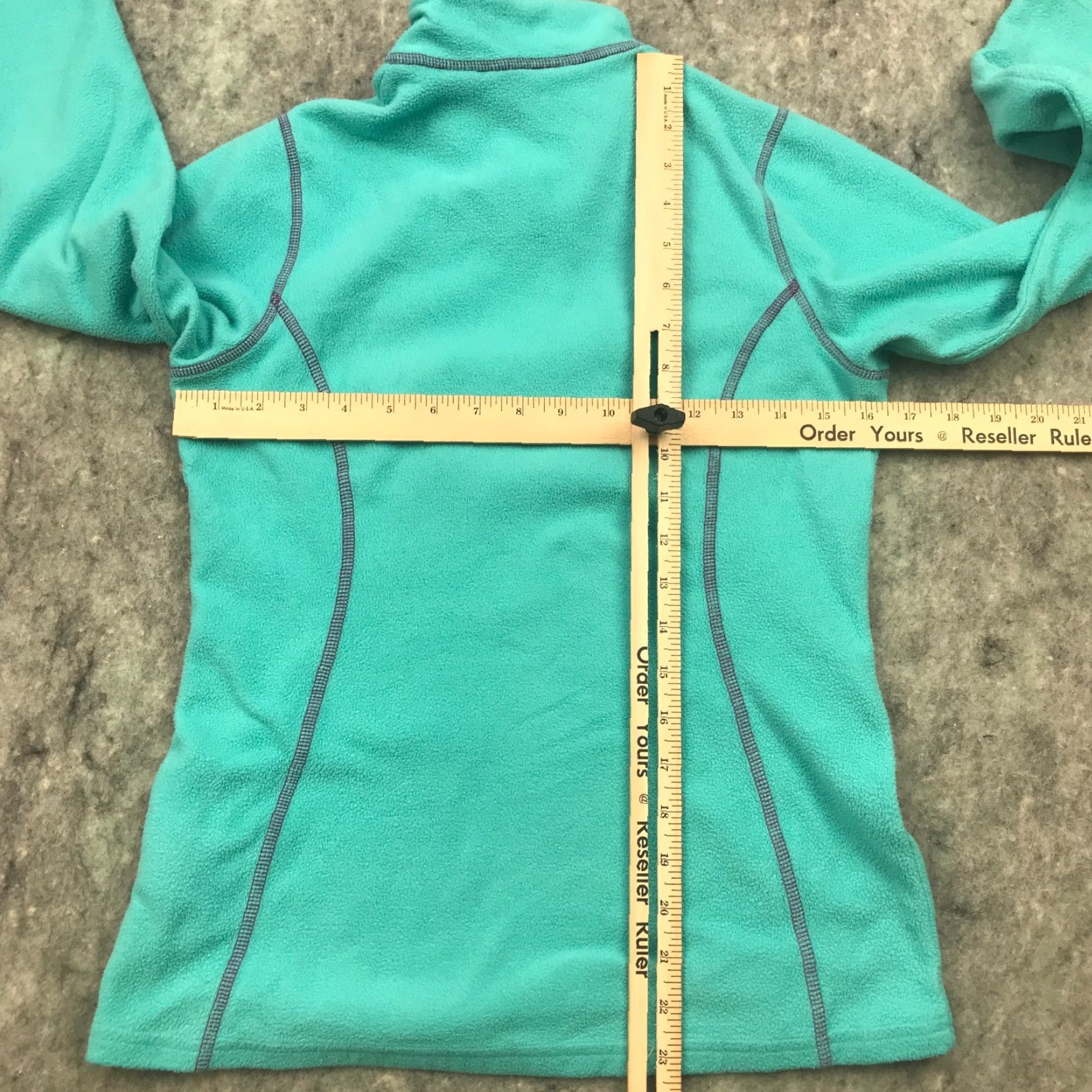 Eddie Bauer Eddie Bauer Womens Pullover XS Teal Fleece 1/4 Zip Long Sleeve Sweatshirt Size XS / US 0-2 / IT 36-38 - 7 Thumbnail