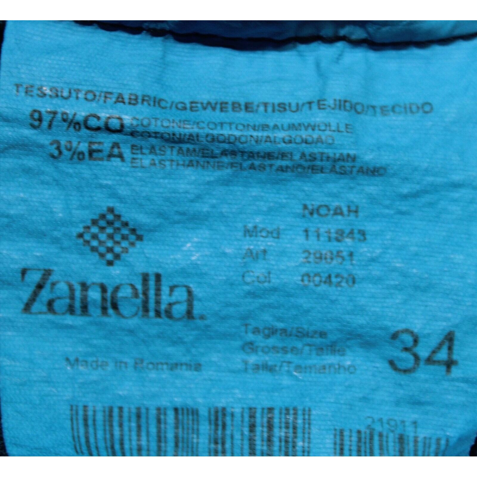 Zanella Zanella New with tags Chino Size 34 US In Blue Size US 34 / EU 50 - 4 Thumbnail