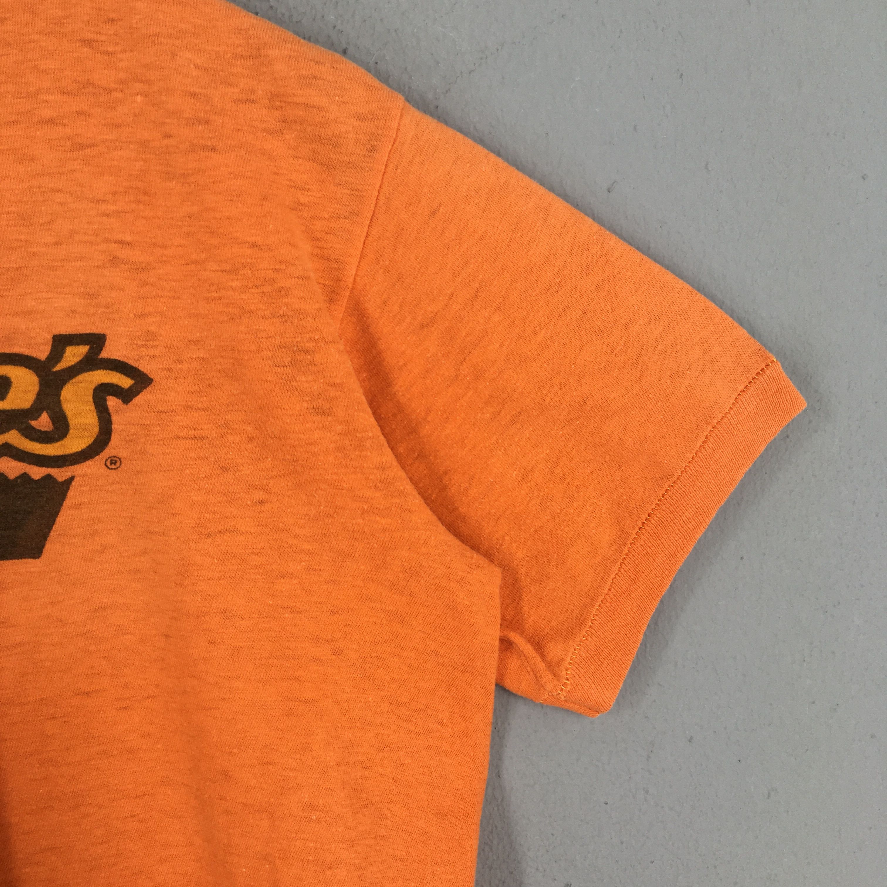 Russell Athletic Vintage 80s Reese's Peanut Butter Cups Orange Tshirt Large Size US L / EU 52-54 / 3 - 4 Thumbnail
