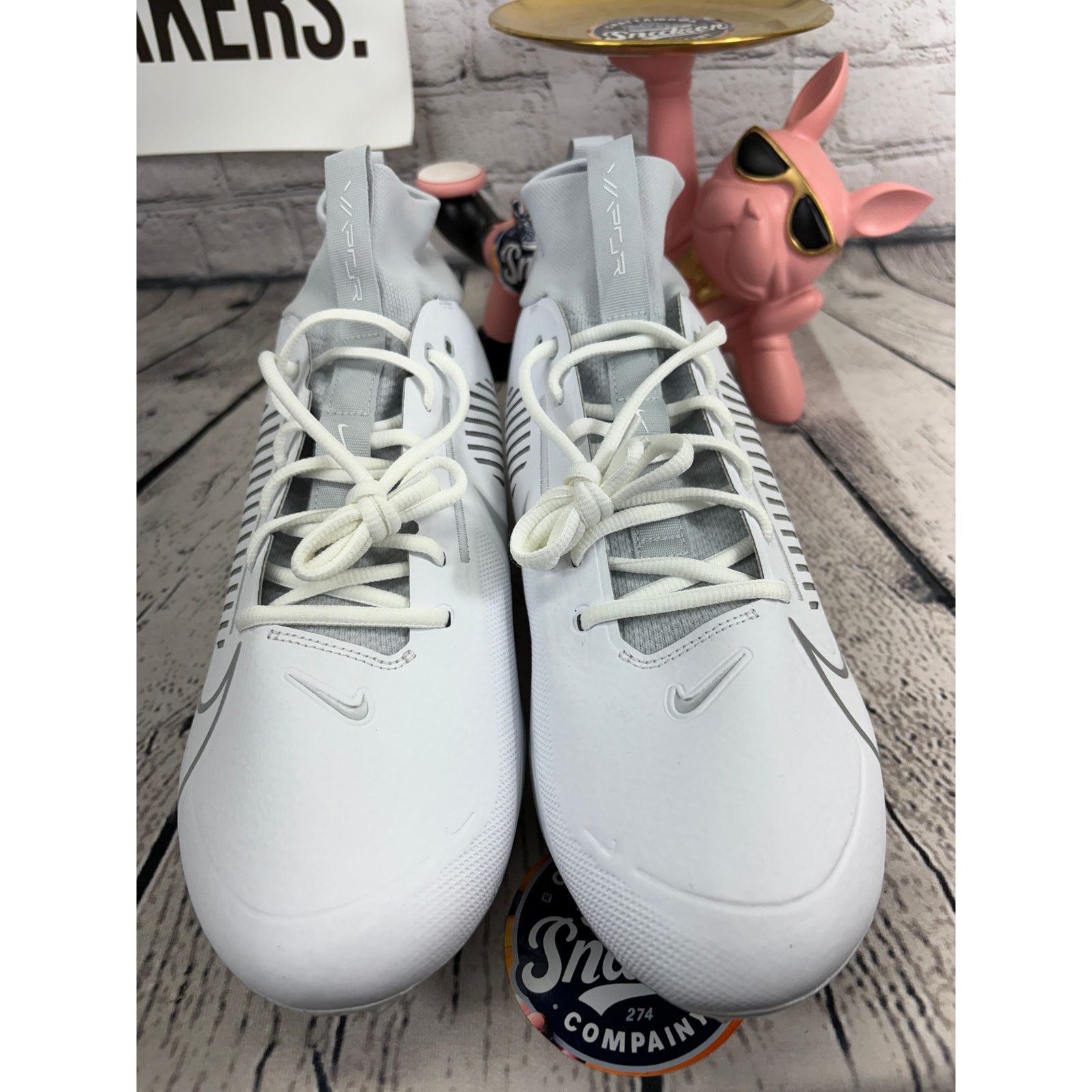 Nike Nike Vapor Edge Pro 360 2 Football Cleats Mens 15 White NEW Size US 15 / EU 48 - 2 Thumbnail