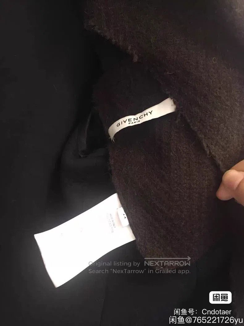 Givenchy Givenchy 16fw Wool Fleece Edge Coat Size US M / EU 48-50 / 2 - 3 Thumbnail
