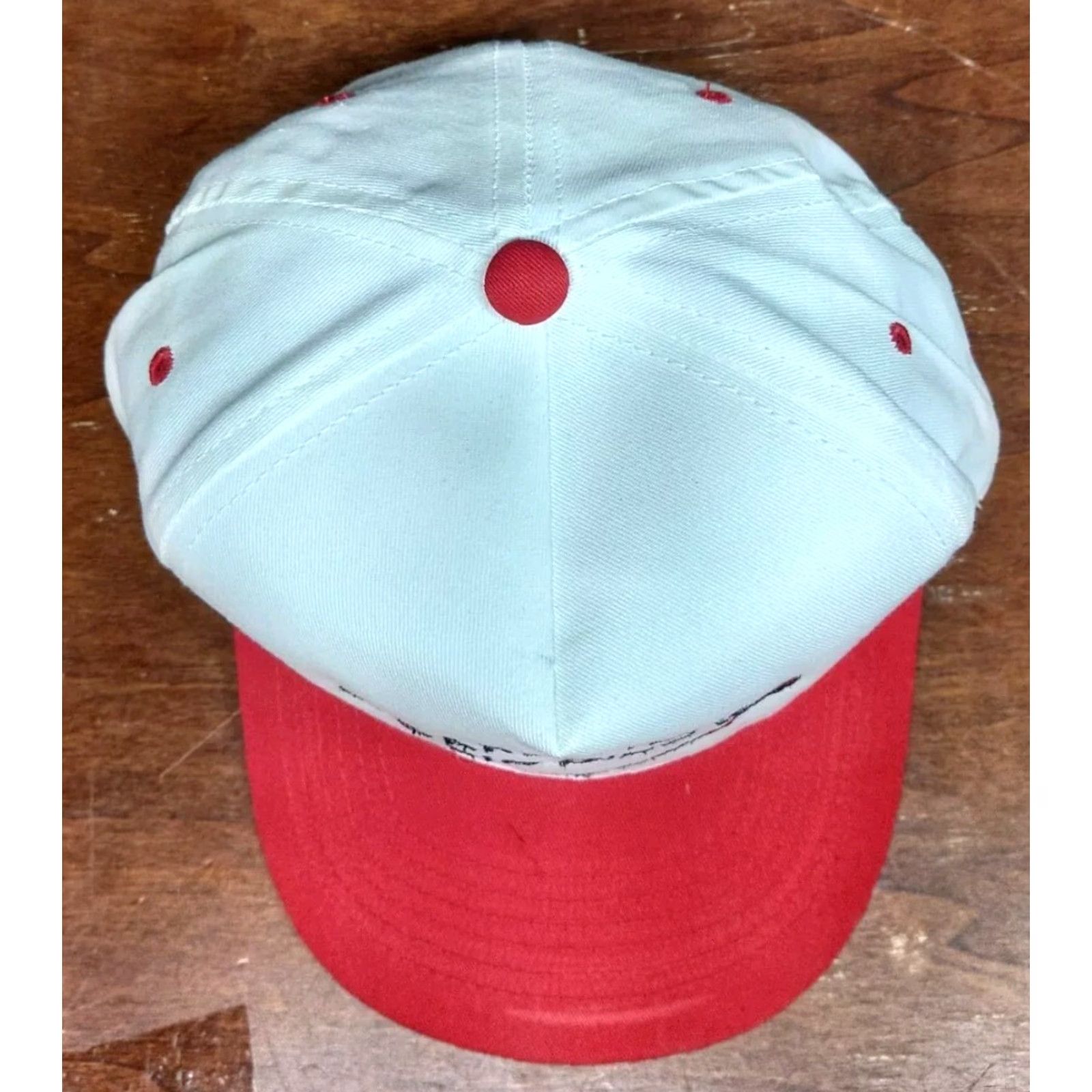 Vintage VTG 80s Carolina's Rigging White Red Snapback Hat One Size Men Cotton Foam Canvas Adjustable Trucker 80s Fisherman Vintage Size ONE SIZE - 4 Thumbnail