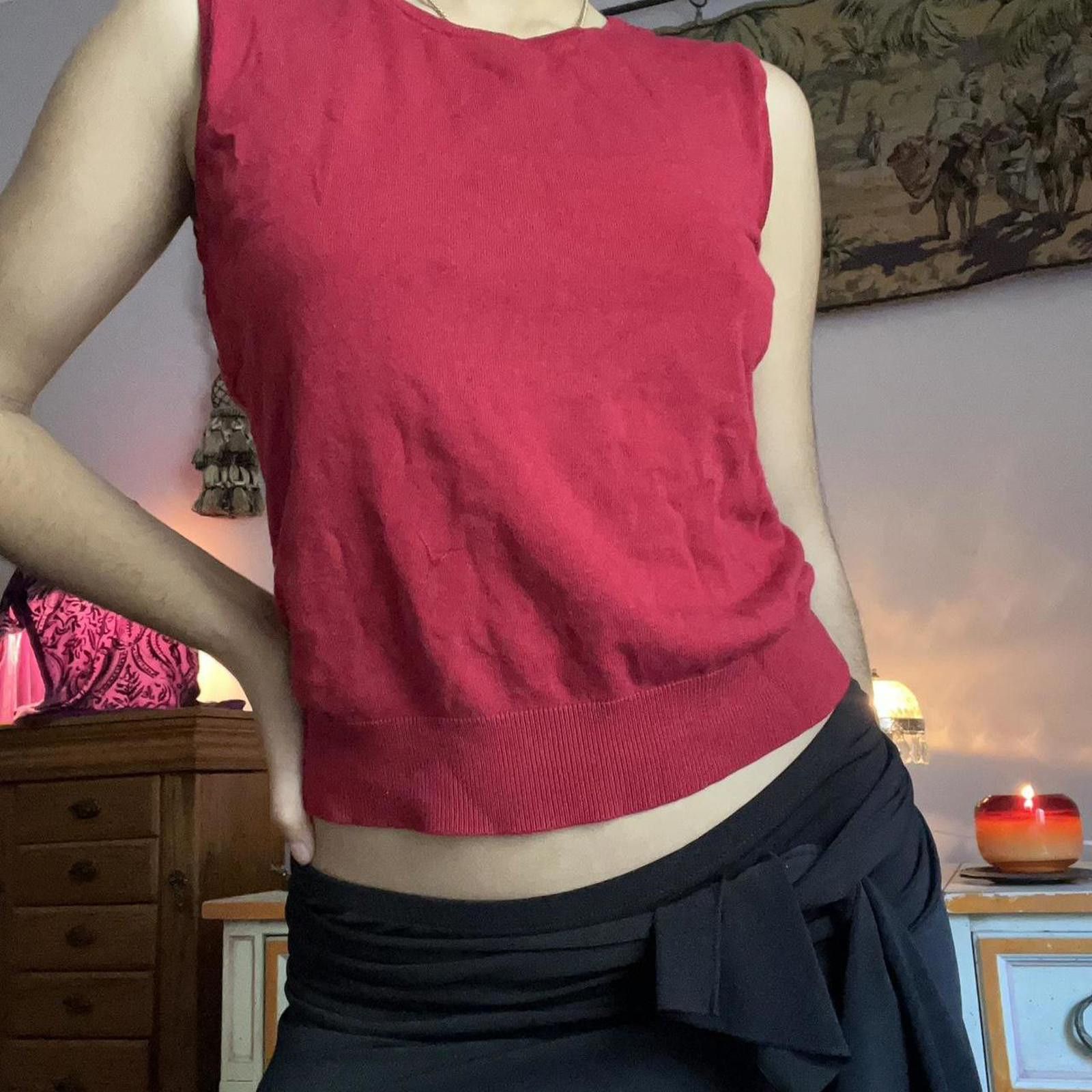 Other Red knit sweater Size S / US 4 / IT 40 - 3 Thumbnail