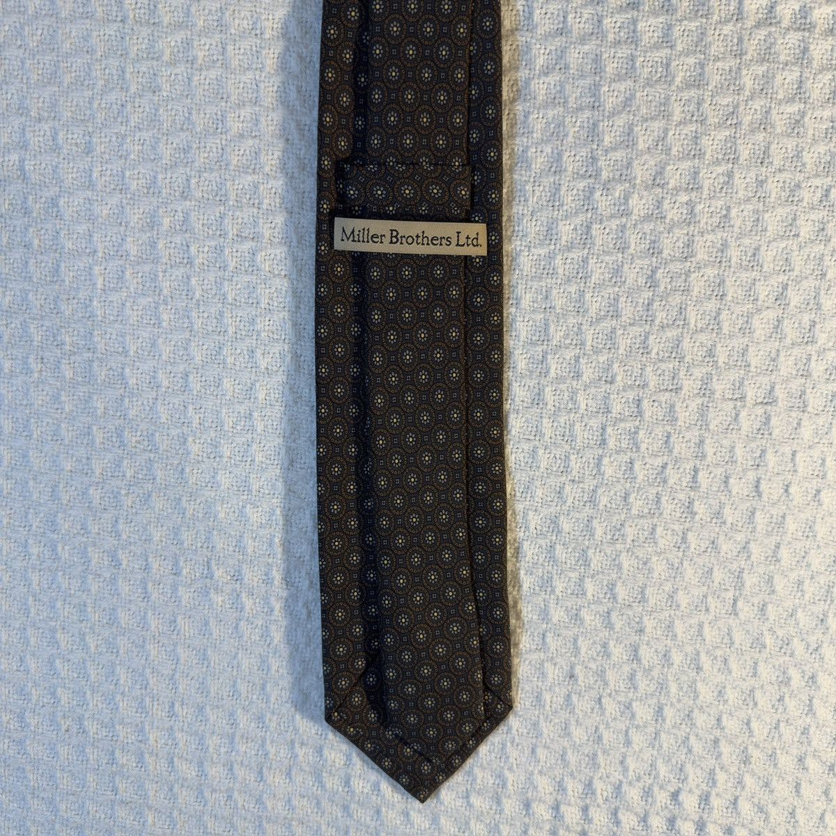 Other Miller Brothers Ltd 100% Silk Patterned Tie Size ONE SIZE - 6 Thumbnail