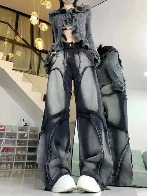 Japanese Brand × Jean Jeans Harajuku Style Popular Hip-hop Goth Pants Size 30" / US 8 / IT 44 - 1 Thumbnail