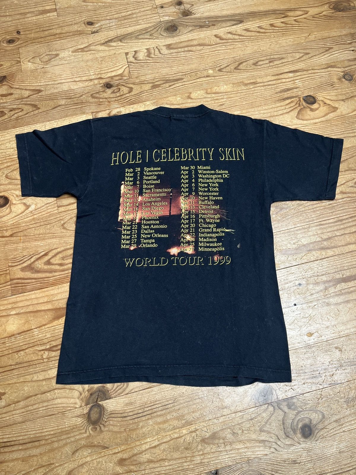 Band Tees × Giant Hole Celebrity Skin 1999 tour tee Size US M / EU 48-50 / 2 - 7 Thumbnail