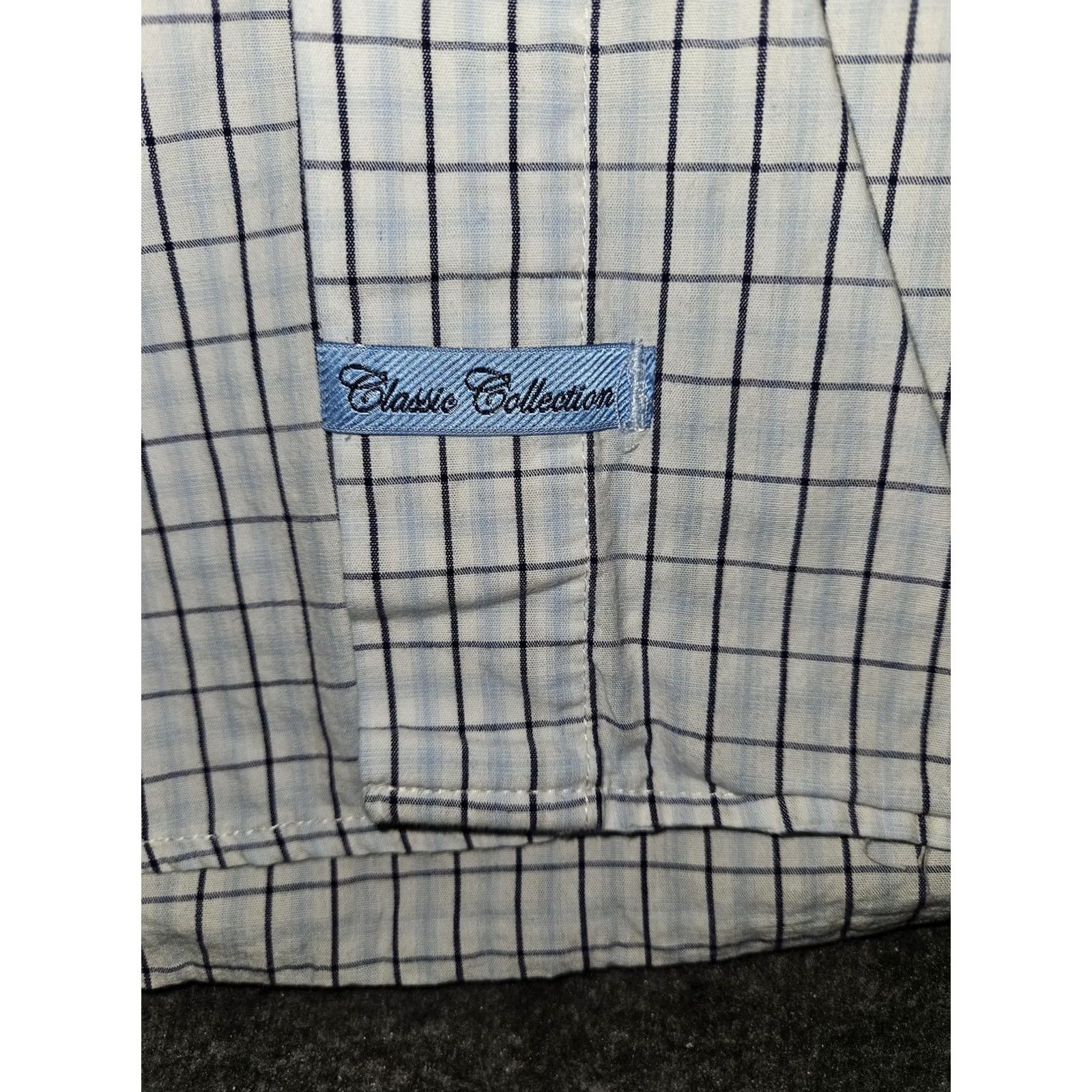 English Laundry VINTAGE English Laundry Shirt Mens 2XLT White Check Classic Embroidered Short Sleeve Size US XXL / EU 58 / 5 - 6 Thumbnail