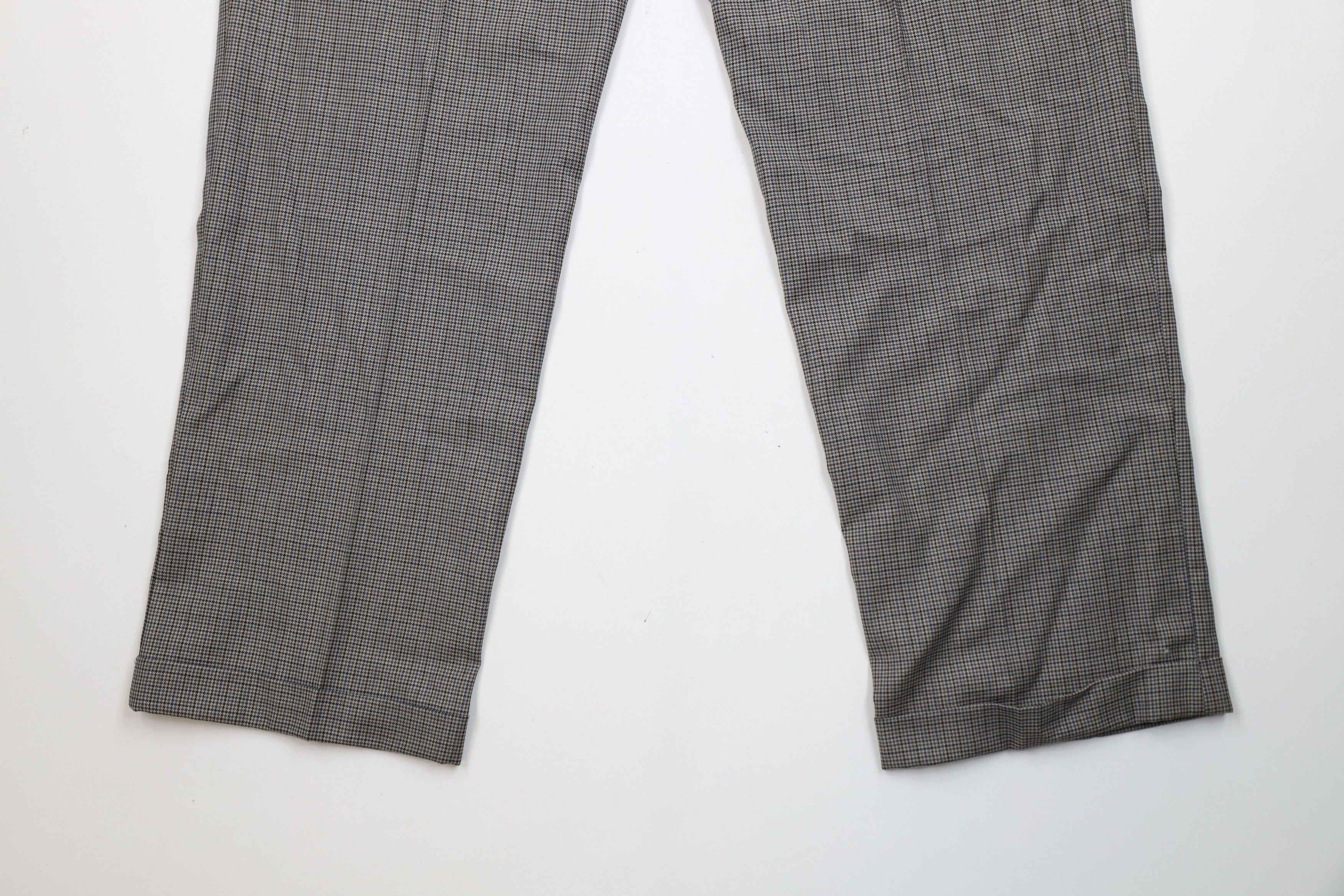 Ralph Lauren Vintage 90s Ralph Lauren Houndstooth Wide Leg Chino Pants Size US 36 / EU 52 - 14 Thumbnail