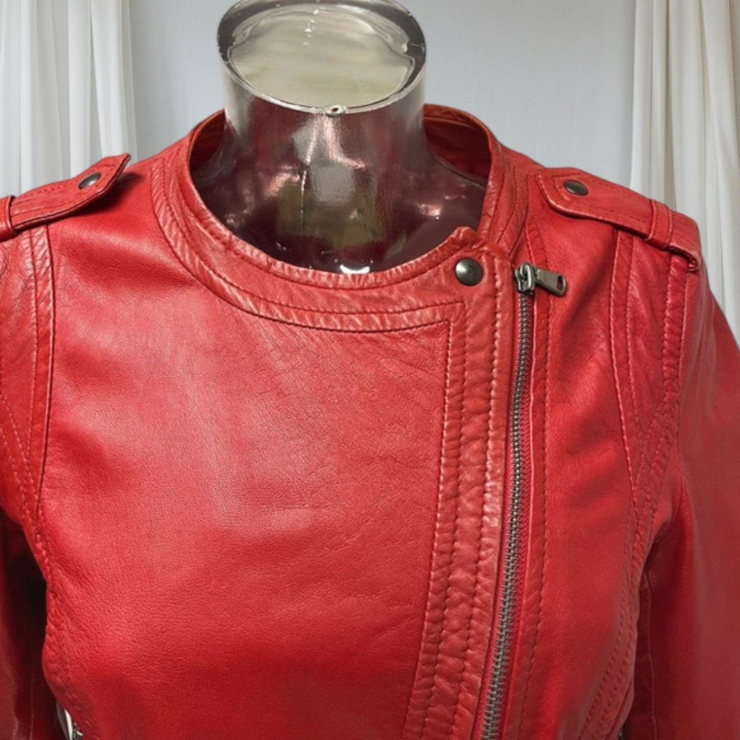 Gucci The Asymmetrical Moto Leather Jacket Size ONE SIZE - 6 Thumbnail