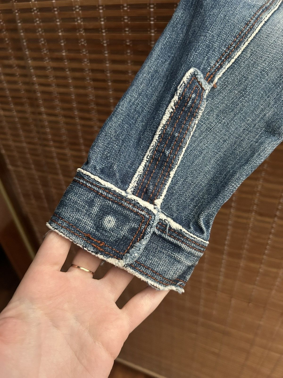 Jean Paul Gaultier JPG Jeans Jean Paul Gaultier Washed Reversed Denim Jacket Size S / US 4 / IT 40 - 9 Thumbnail