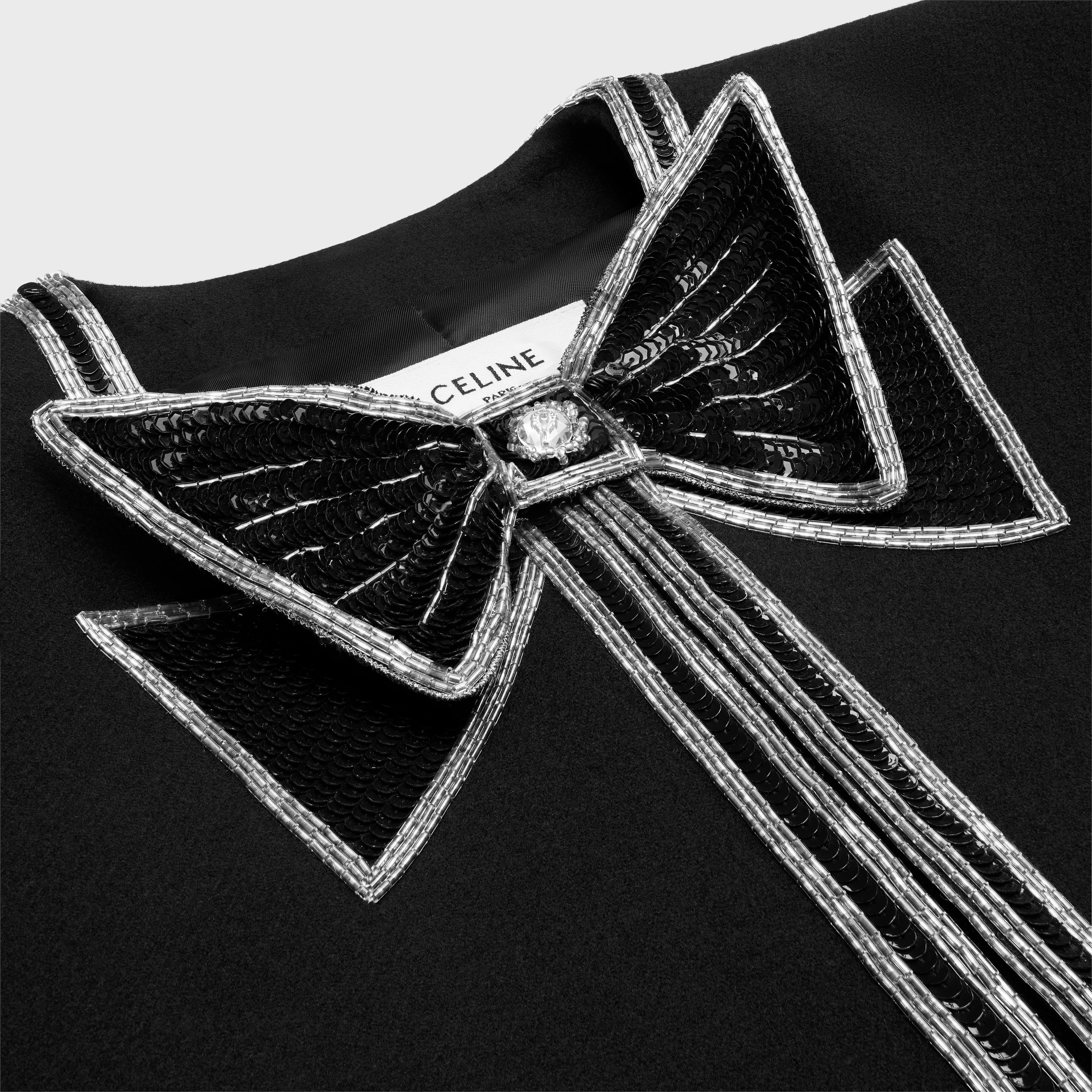 Celine o1bcso1str0824 Embroidered Cardigan in Black Size US S / EU 44-46 / 1 - 3 Thumbnail