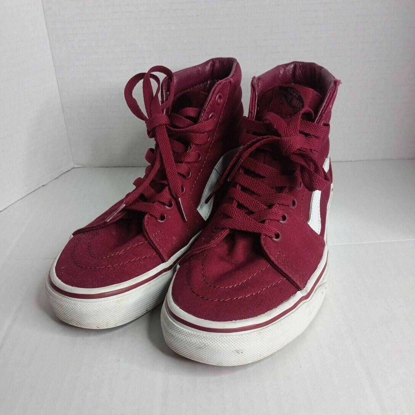 Vans Vans Maroon High Top Shoes Men’s Size 7 Women’s 8.5 Size US 7 / EU 40 - 1 Thumbnail