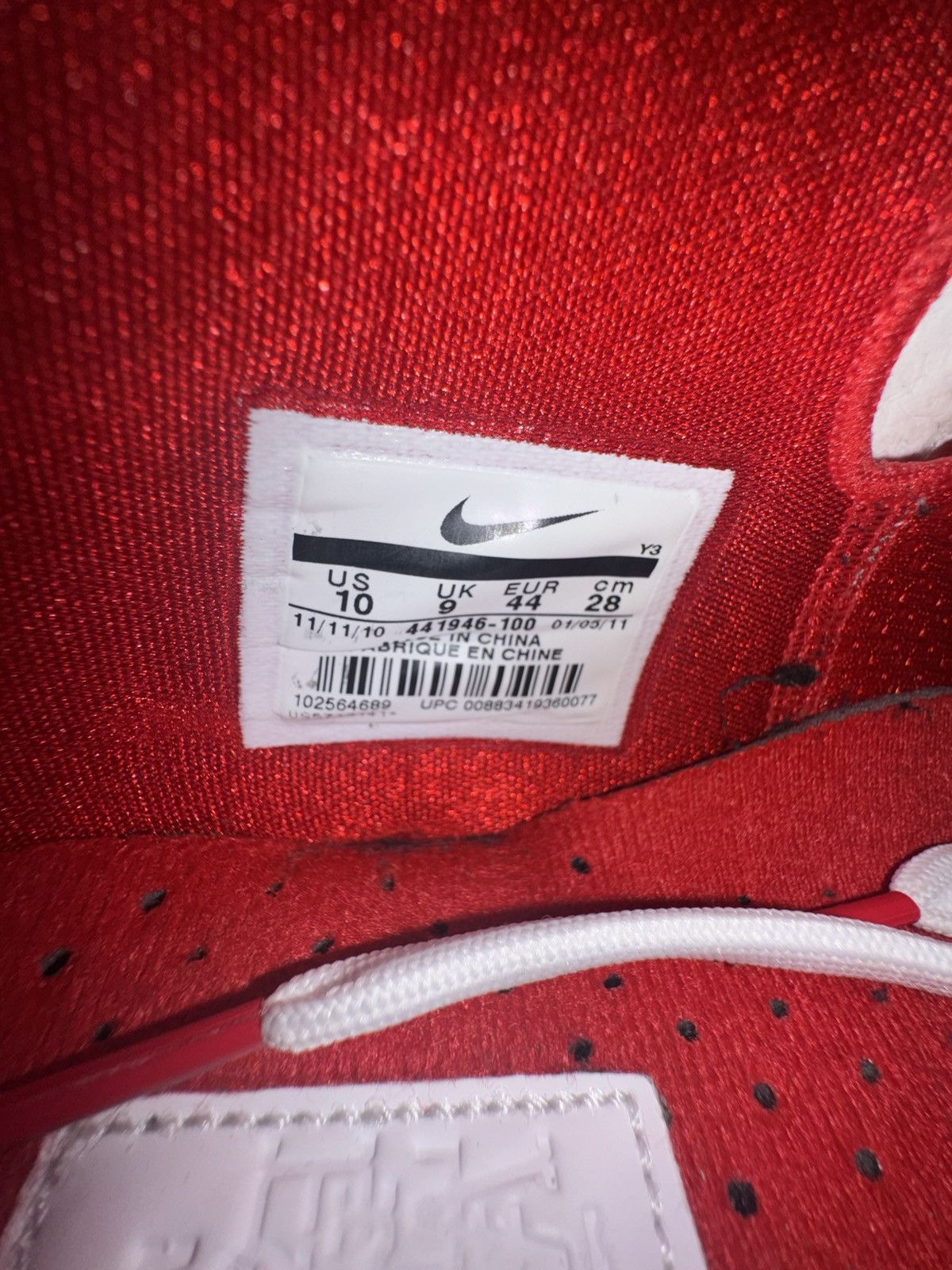 Nike Lebron 8 P.S. VIII White Sport Red Size US 10 / EU 43 - 8 Thumbnail