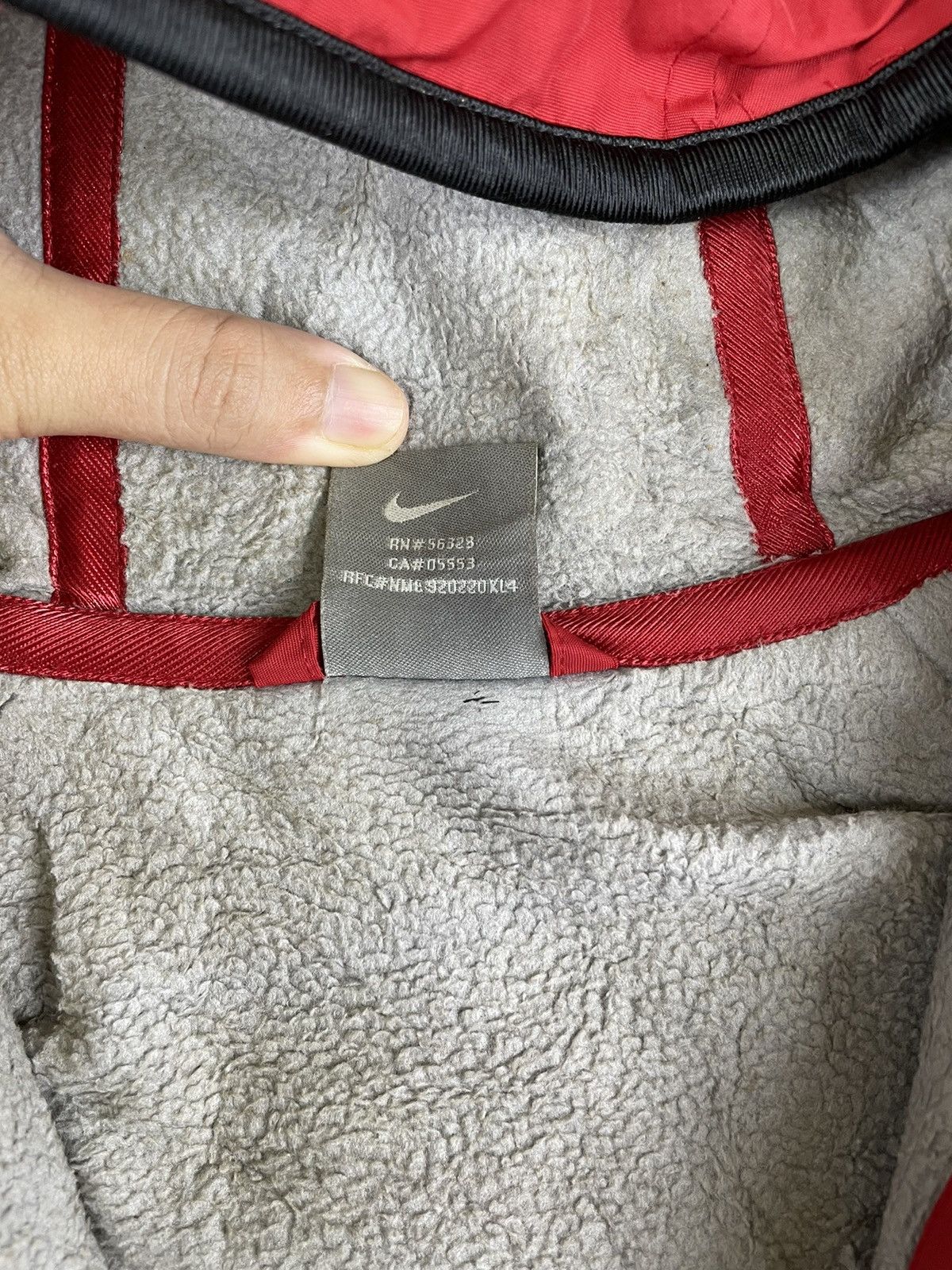 Vintage Vintage NIKE Stripes Side Tape Big Spellout Hoodie Jacket Size US L / EU 52-54 / 3 - 11 Thumbnail