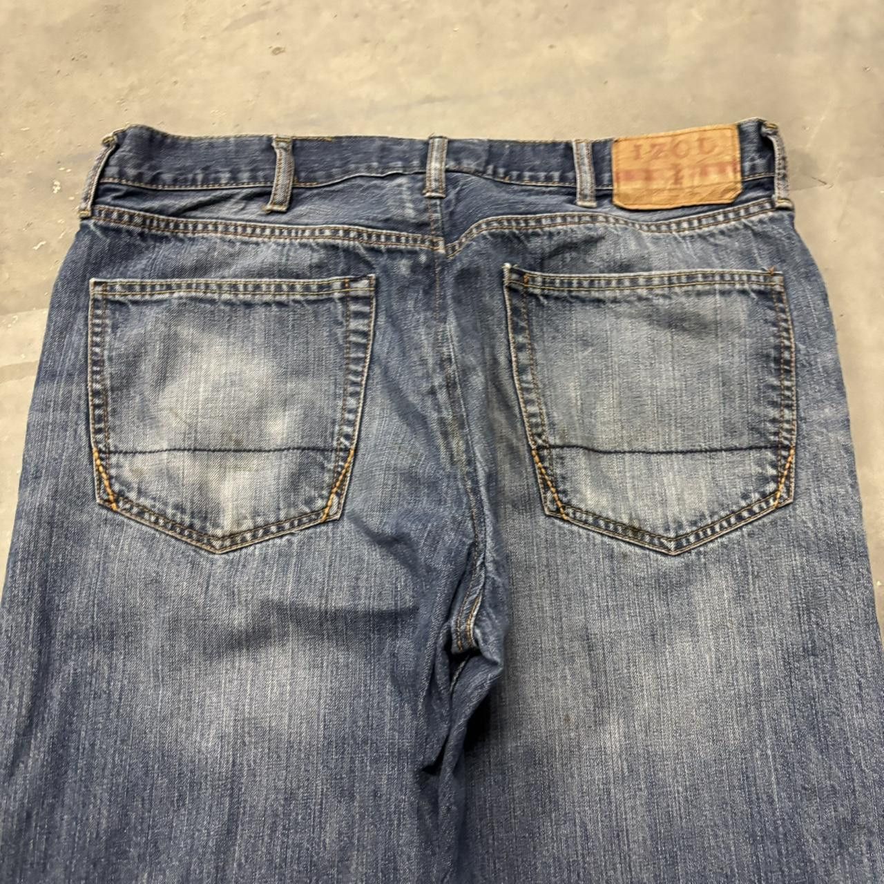 Japanese Brand × Vintage Crazy Vintage Y2K/2000s Grunge Faded Dark Wash Denim Jeans! Size US 36 / EU 52 - 7 Thumbnail