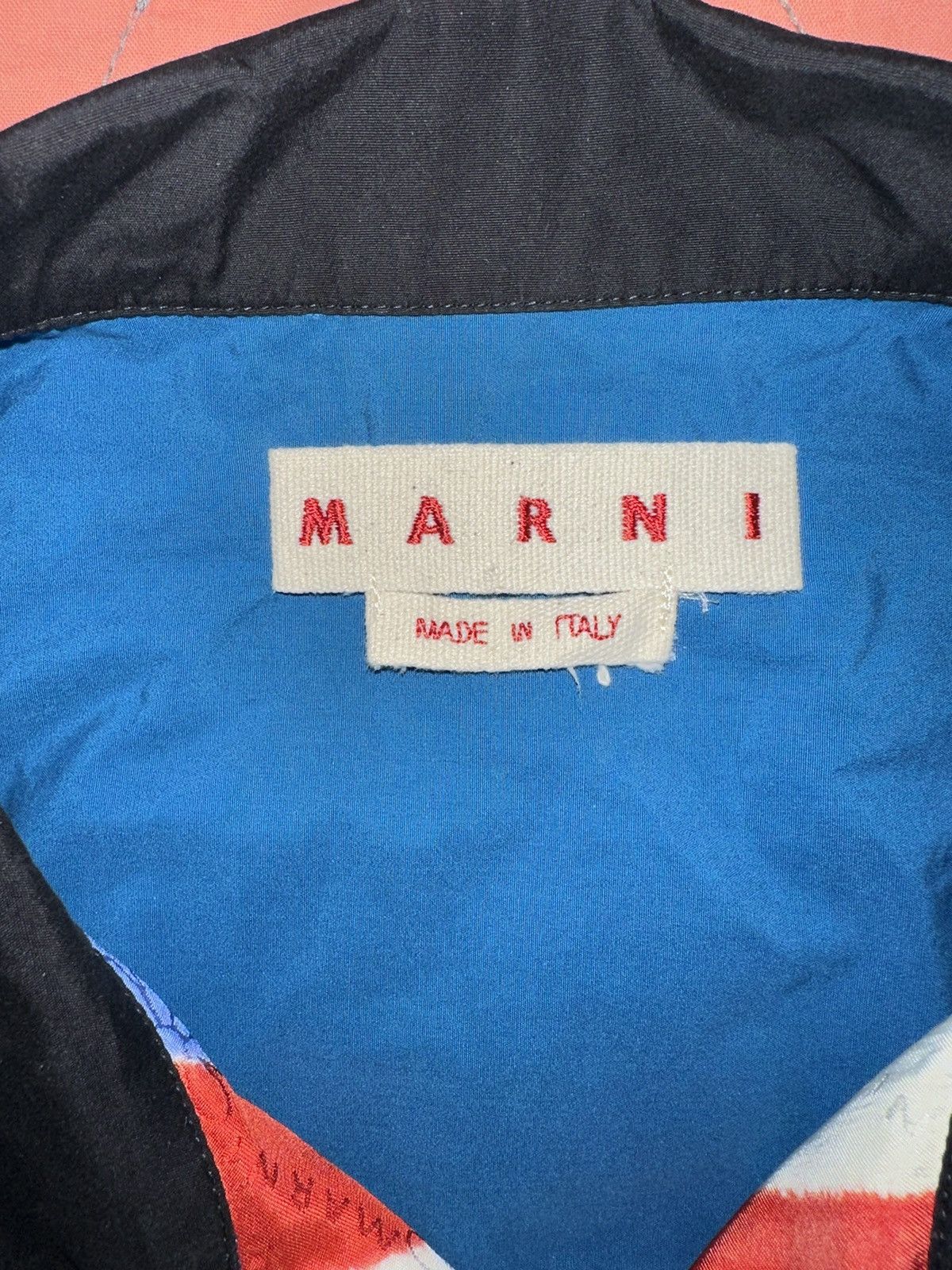 Marni Marni Mixed Fabrics Bowling Shirt Size US XL / EU 56 / 4 - 3 Thumbnail