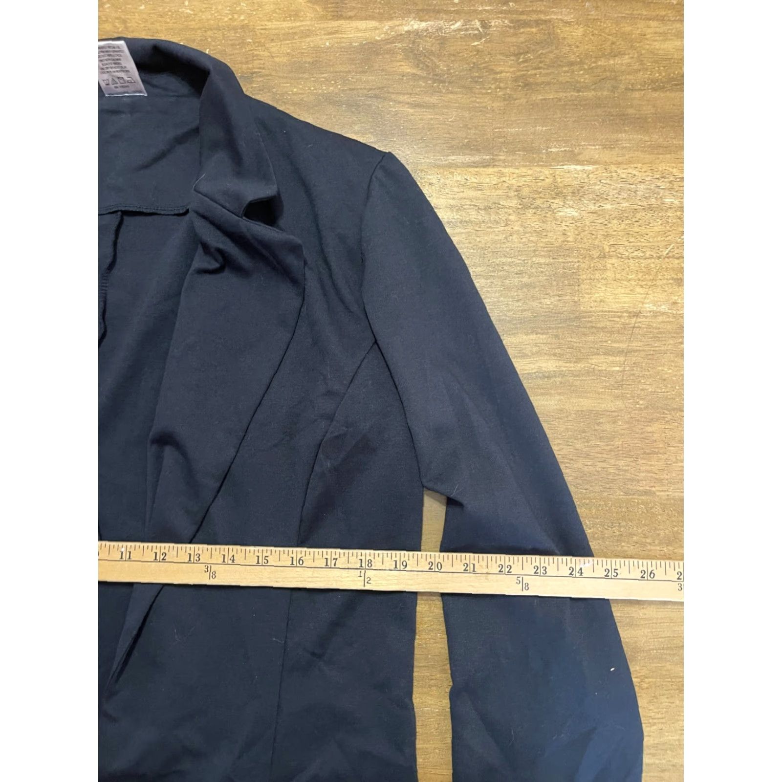 Vintage Serra Jacket Women L Black Open Blazer Long Sleeve Blazer Casual Business Basic Jacket Size L / US 10 / IT 46 - 5 Thumbnail