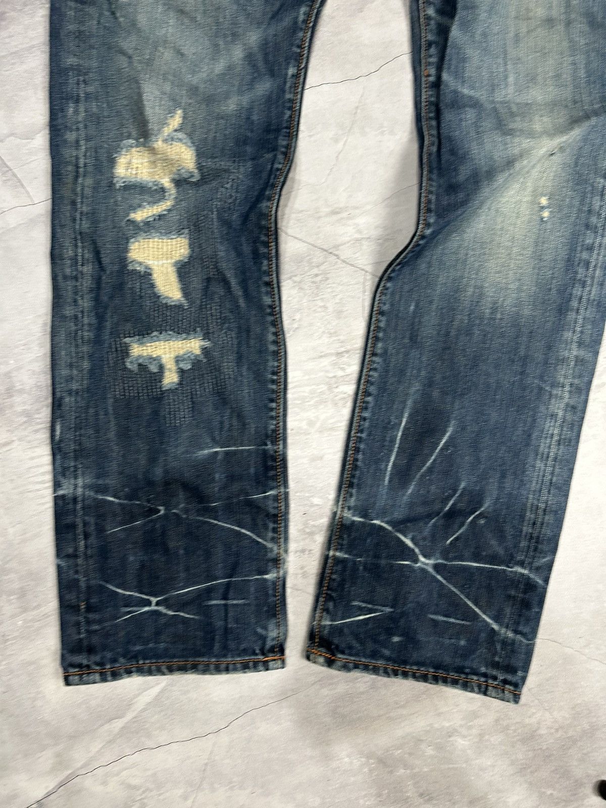 Ed Hardy Rare Ed Hardy Jeans Embroidered Tigers Size US 32 / EU 48 - 8 Thumbnail