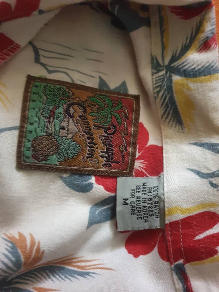 Japanese Brand Pineapple Connection 100% Rayon Hawaiian Shirt Size US XL / EU 56 / 4 - 2 Thumbnail