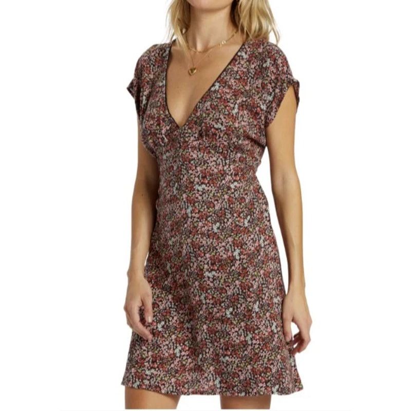 Billabong NWT Billabong Bright Skies Mini Dress Floral in Size M Size M / US 6-8 / IT 42-44 - 1 Thumbnail