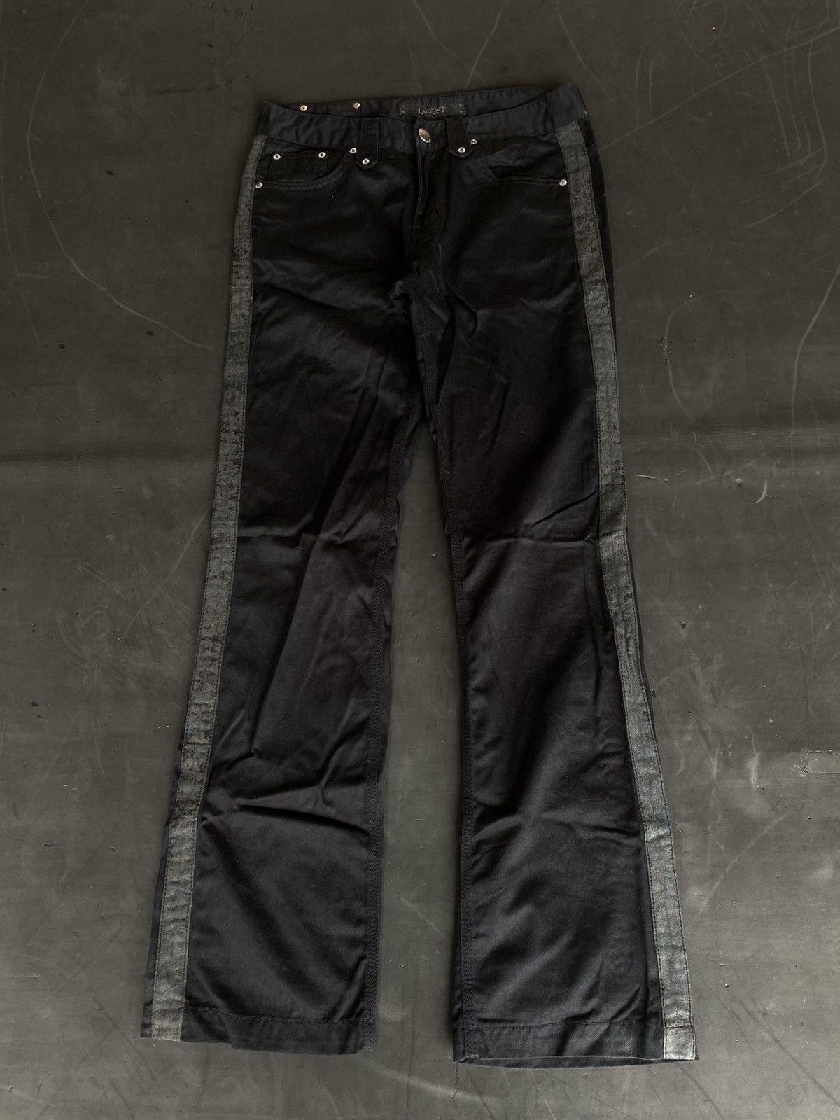 If Six Was Nine 💸BINDINGOFFER💸Lagust Flared Black Pants Size US 31 - 1 Thumbnail