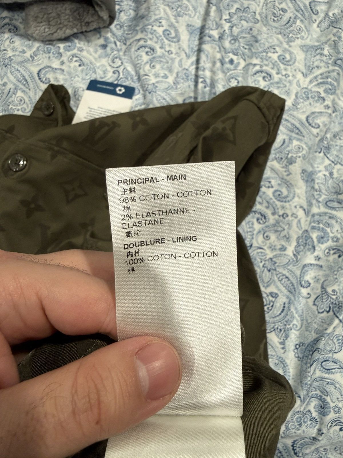 Louis Vuitton Louis Vuitton Olive Monogram Overshirt Size US M / EU 48-50 / 2 - 8 Thumbnail