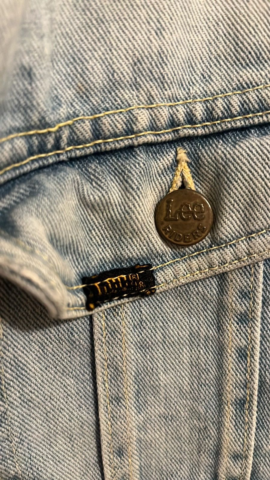 Lee Vintage Lee Sanforized 101-J Union Made Jean Jacket Sz 40L Size US XS / EU 42 / 0 - 5 Thumbnail