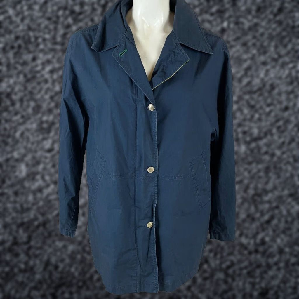 Tommy Hilfiger VINTAGE Tommy Hilfiger Jacket Women’s M Blue 90s Windbreaker Zip Pockets Logo Hip Hop Rain Nautical Decade 1990s Size M / US 6-8 / IT 42-44 - 1 Thumbnail