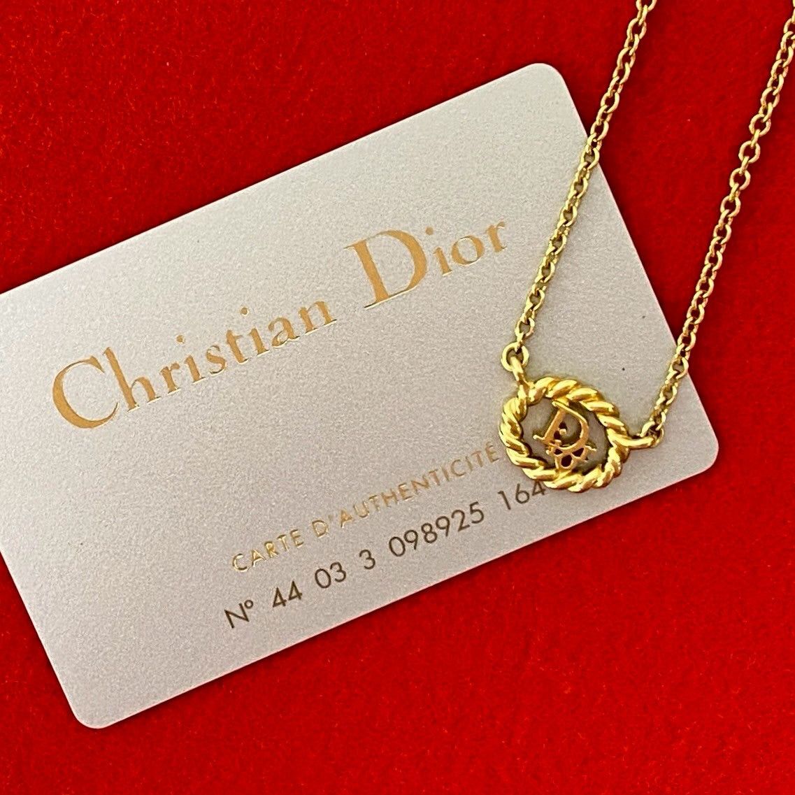 Dior Necklace Gold Plated