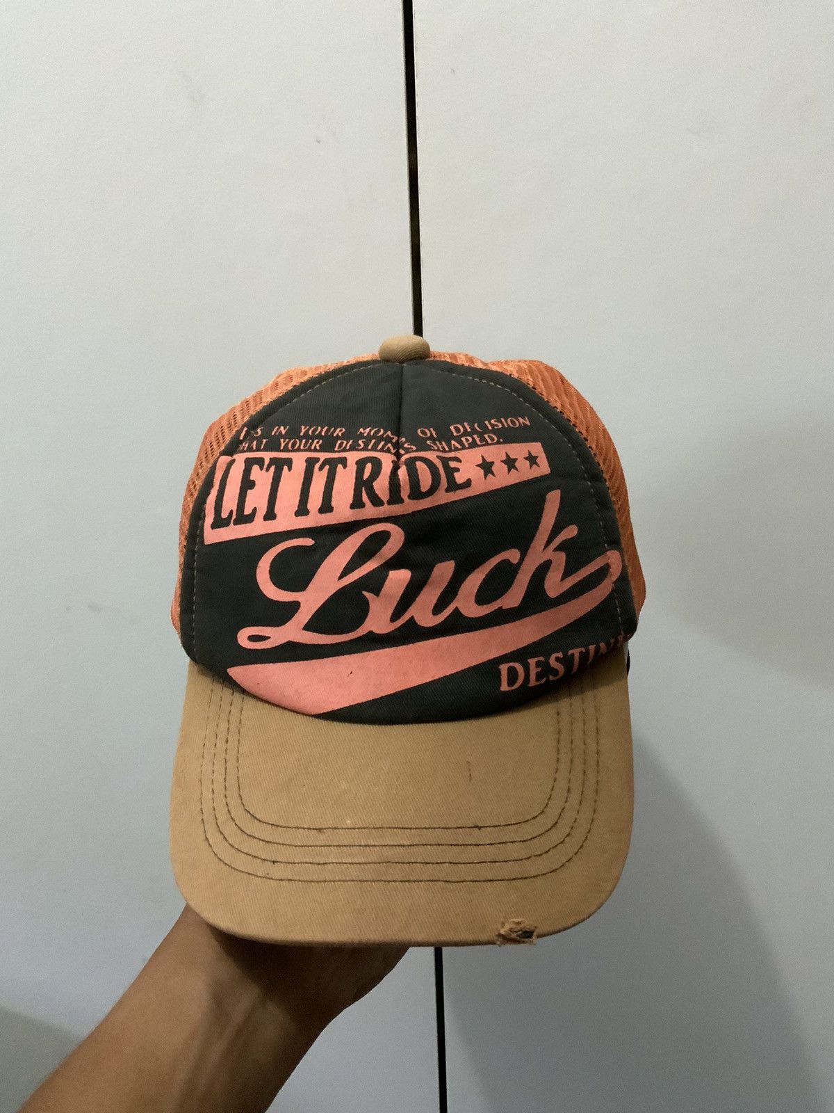 Japanese Brand Let It Ride Luck Destiny Trucker Hat Size ONE SIZE - 5 Thumbnail