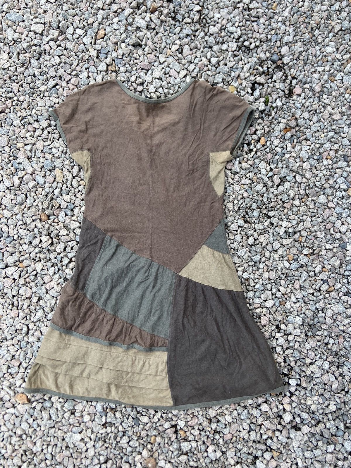 Marc by Marc Jacobs Patchwork Military green brown dress Size S / US 4 / IT 40 - 4 Thumbnail