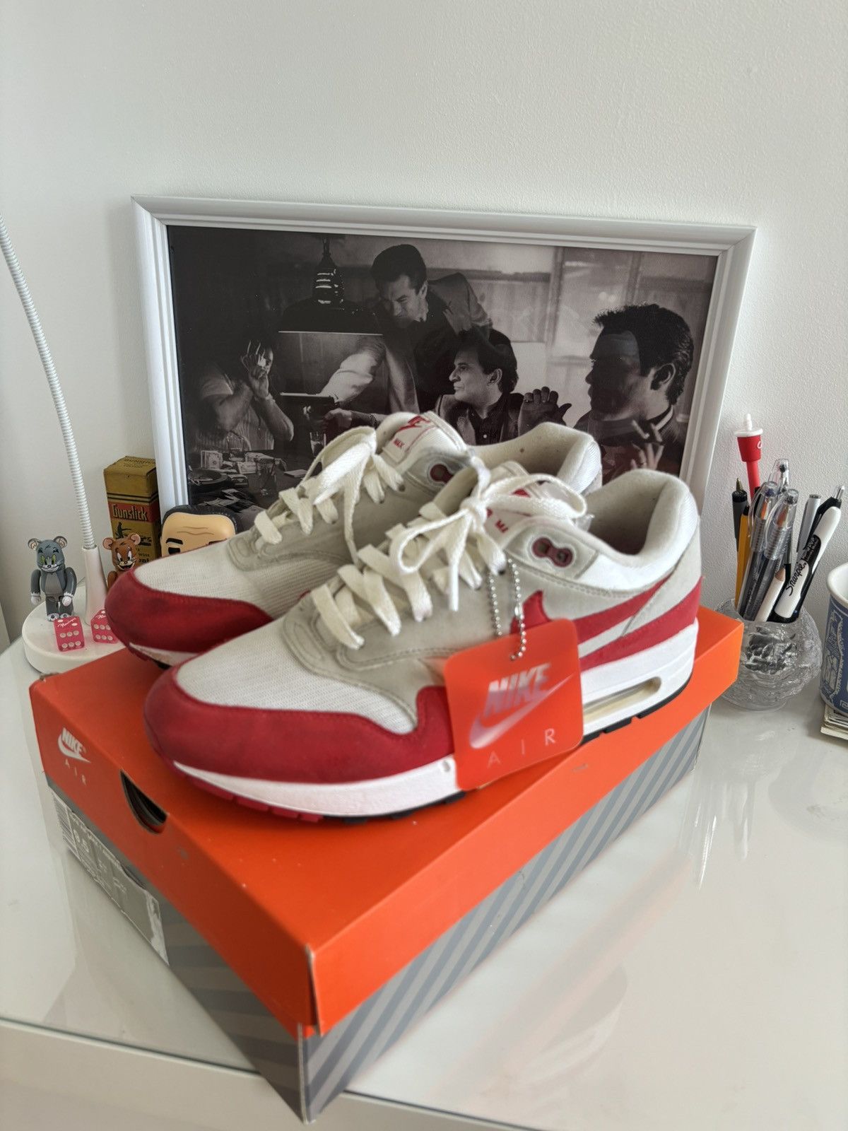Nike Nike Air Max 1 Anniversary Red Size US 9.5 / EU 42-43 - 2 Thumbnail