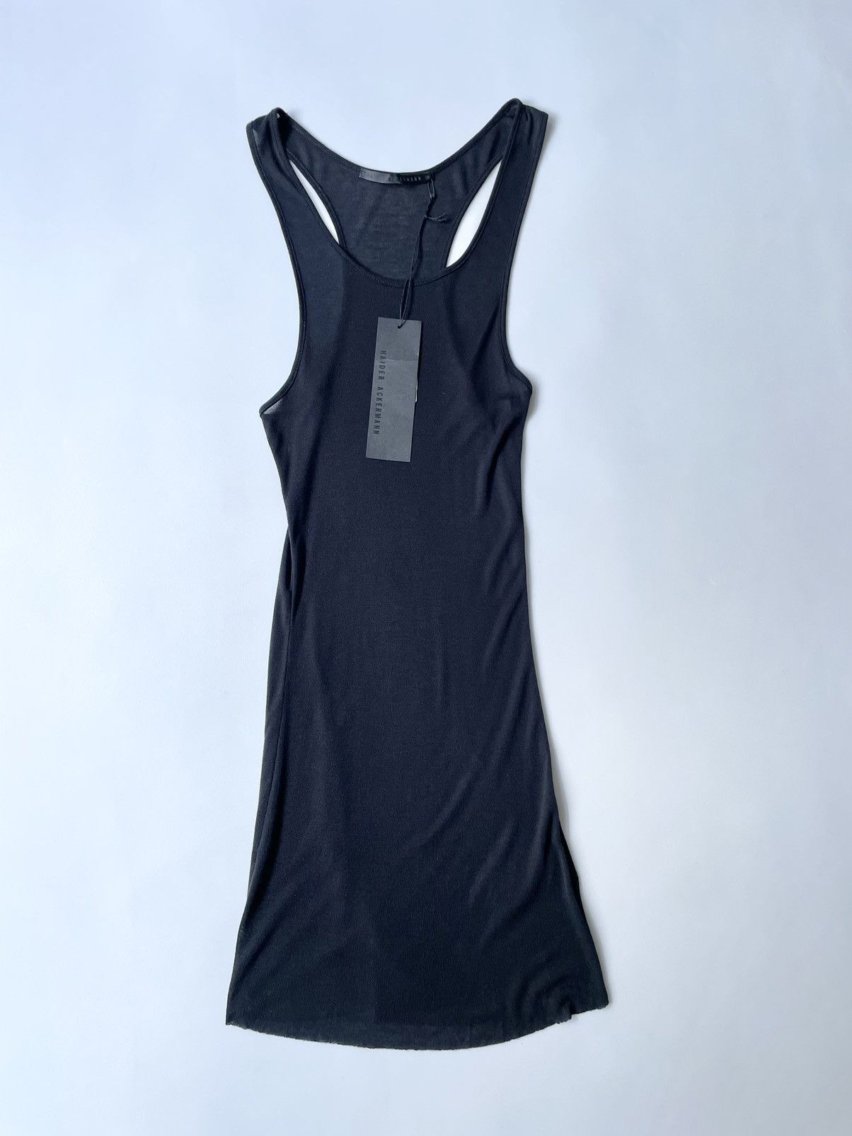 Haider Ackermann Light Ribbed Cotton Mini Dress Size S / US 4 / IT 40 - 2 Thumbnail