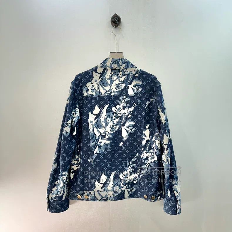 Louis Vuitton Louis Vuitton Tie-dyed full-print denim jacket Size US S / EU 44-46 / 1 - 4 Thumbnail