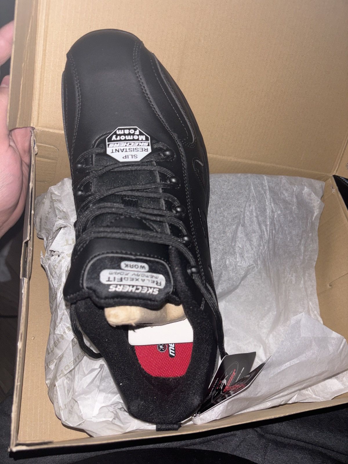 SKECHERS Slip Resistant Memory Foam Work Shoes Size US 11 / EU 44 - 3 Thumbnail