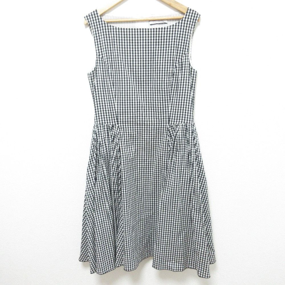 Other FOXEY NEW YORK Gingham Check Sleeveless Dress Textile Dresses 40087 DUTY FREE for USA