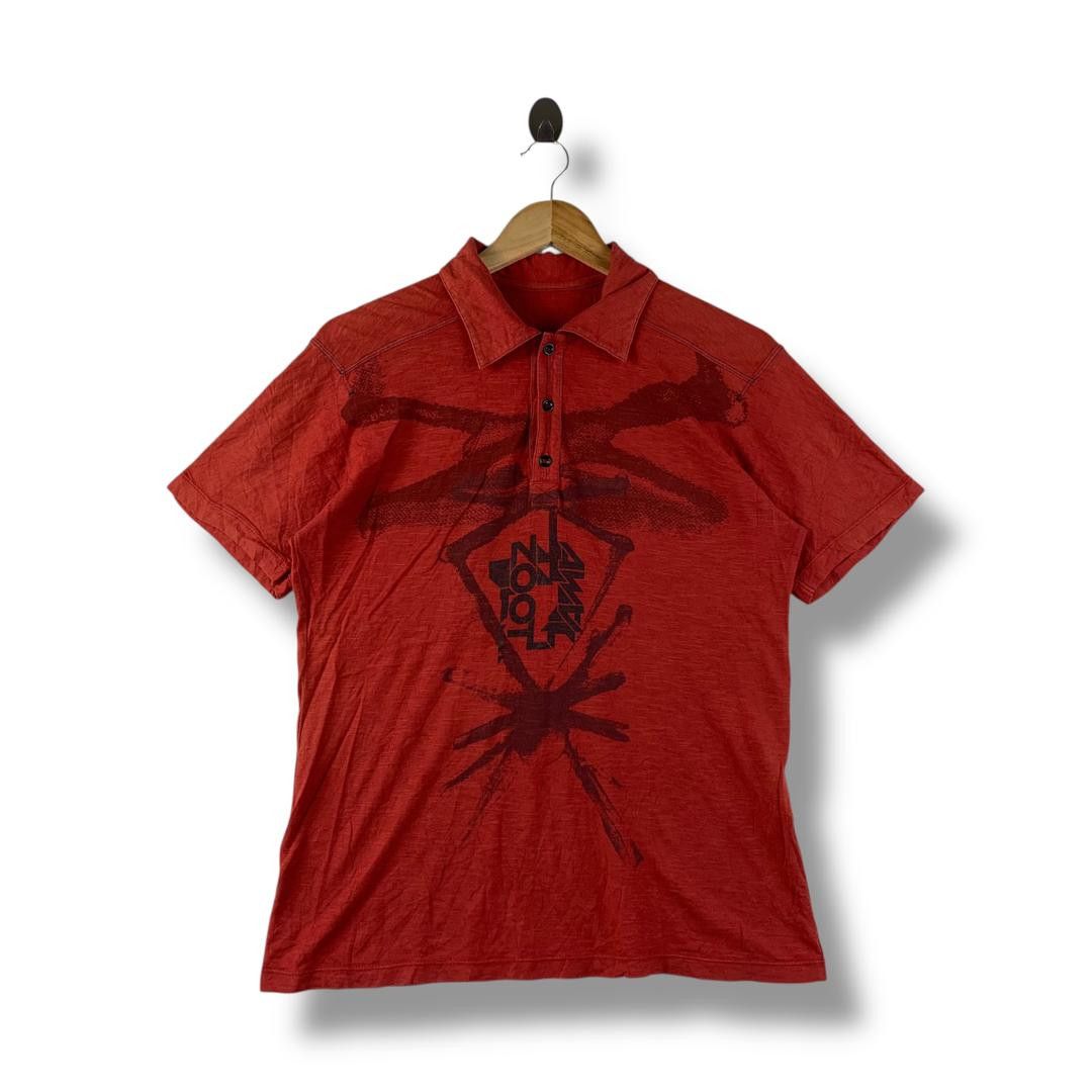 Marithe + Francois Girbaud MARITHE FRANCOIS GIRBAUD art polo tee Size US S / EU 44-46 / 1 - 1 Thumbnail