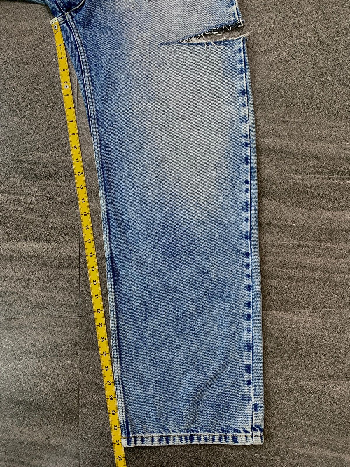 Maison Margiela FREE TAX! Line 1 Slash Cut Baggy Denim Jeans Size US 29 - 18 Thumbnail