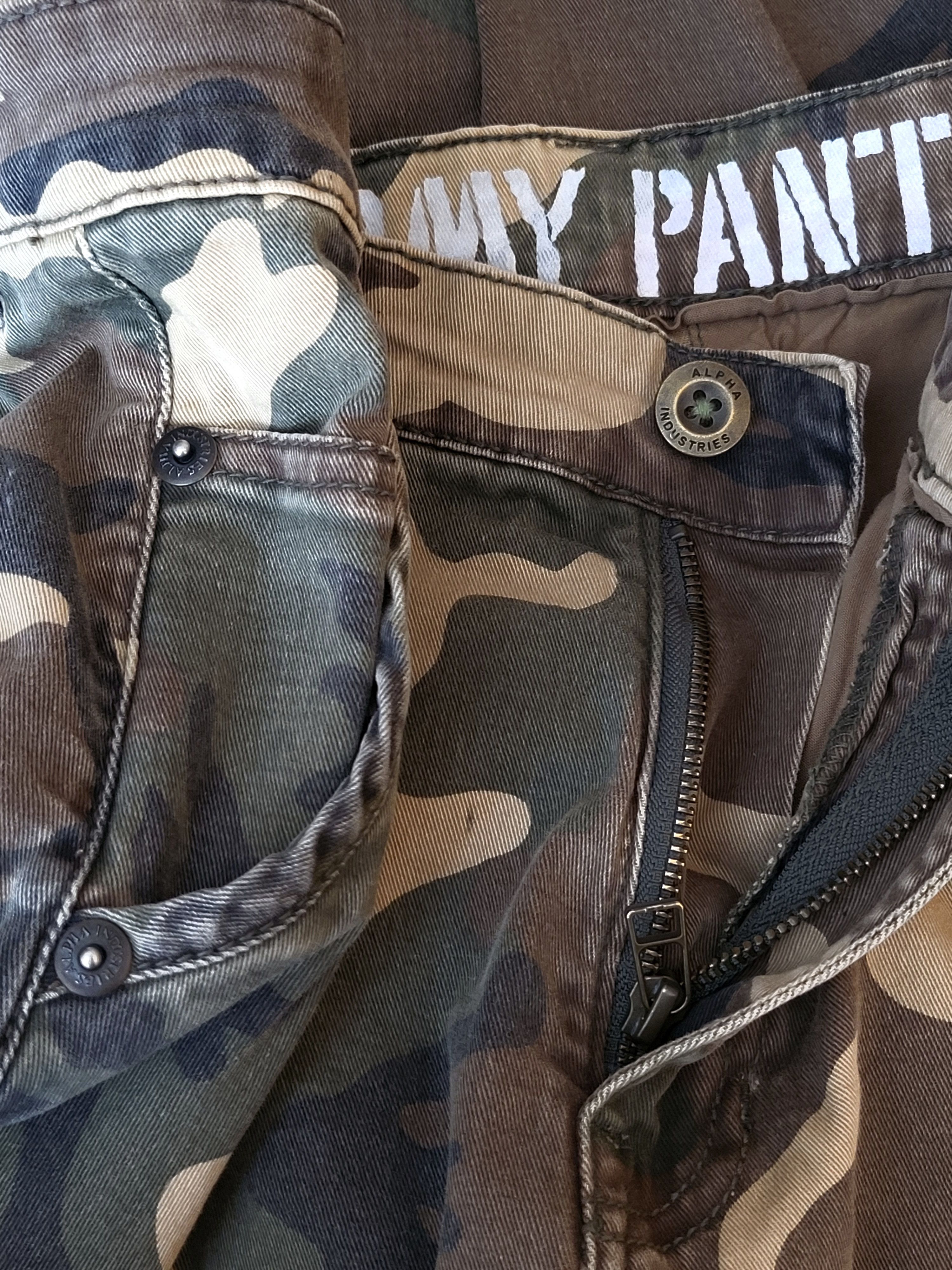 Alpha Industries Alpha Industries camo army pants.Vintage. Size US 31 - 3 Thumbnail