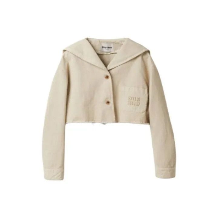 Miu Miu Miu Miu Gabardine Blouson Jacket 0079 Size M / US 6-8 / IT 42-44 - 1 Thumbnail