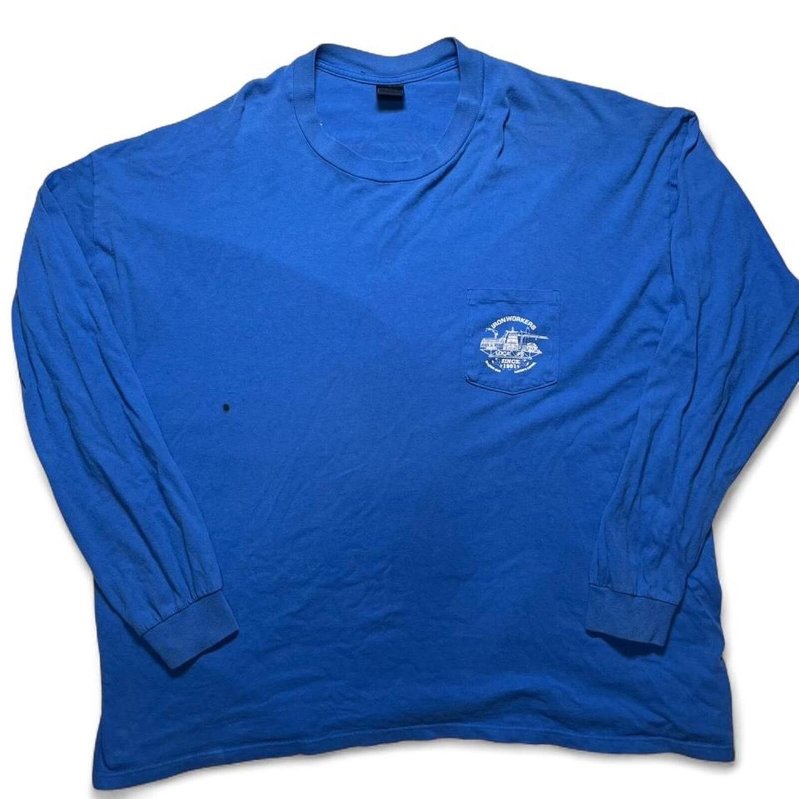 Other Vintage Iron Workers Union Local 5 Middle Class Shirt Size US XXL / EU 58 / 5 - 1 Thumbnail