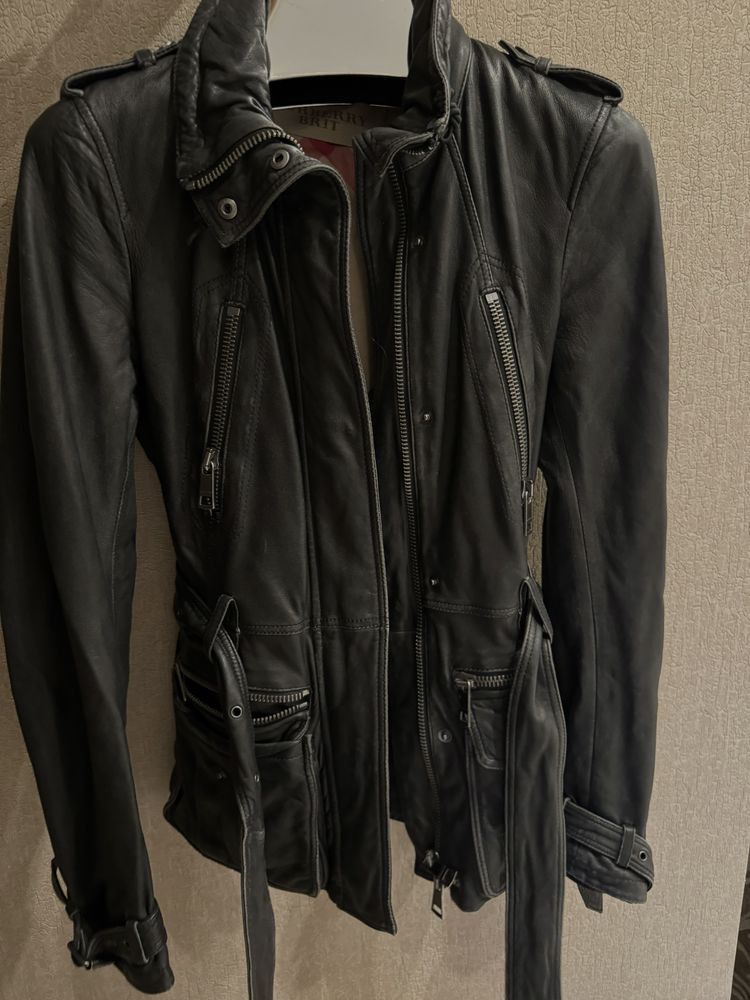 Burberry Burberry Brit Leather Jacket Size S / US 4 / IT 40 - 1 Thumbnail