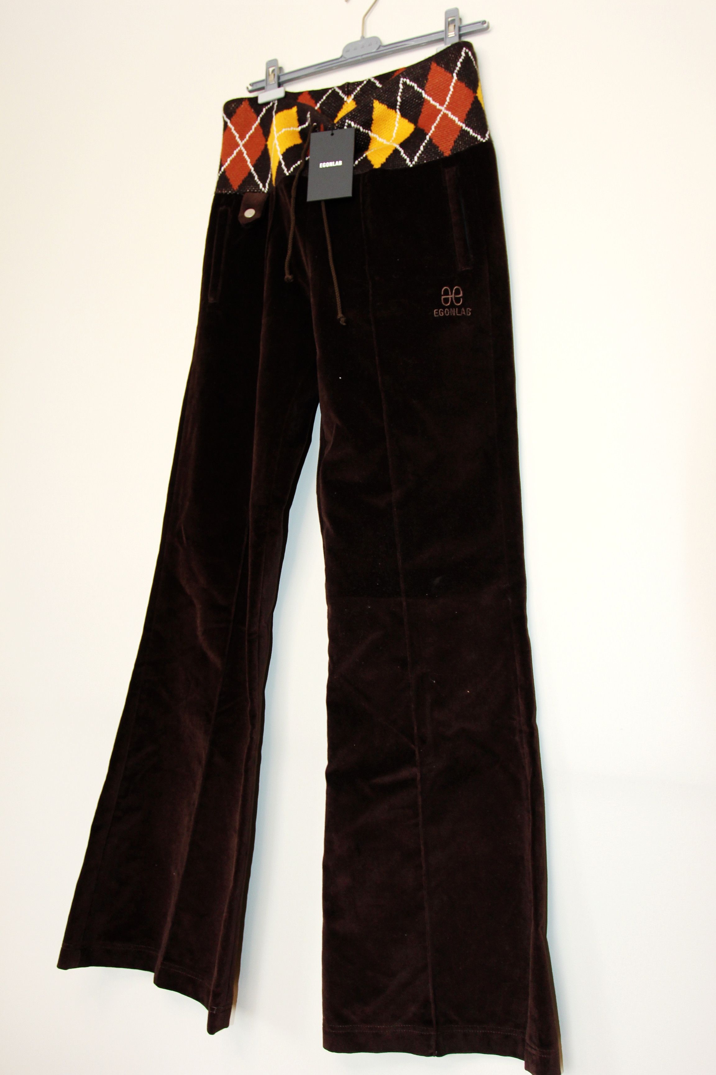 Egon Lab BNWT AW23 EGONLAB "PARASOMNIA" VELVET JOGGERS L Size US 34 / EU 50 - 5 Thumbnail