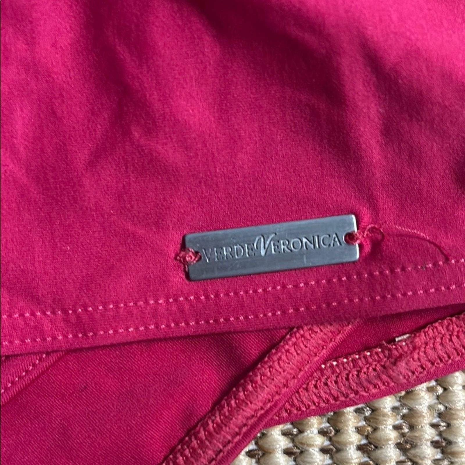 Other NWT Verde Veronica Swim Red Bikini Set Size L Size ONE SIZE - 4 Thumbnail