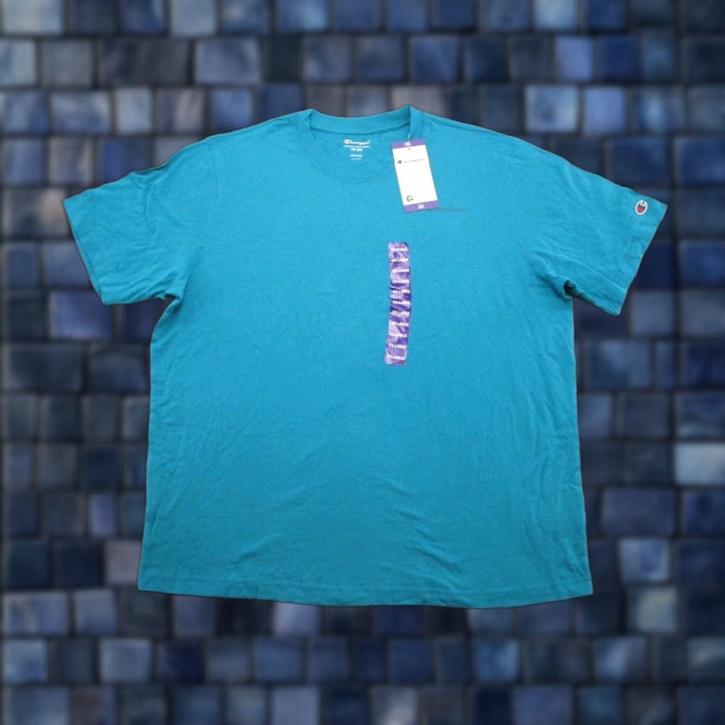 Champion Champion Men's T-Shirt 2XL Jungle Mint Green Spell Out Cotton NEW Size US XXL / EU 58 / 5 - 1 Thumbnail