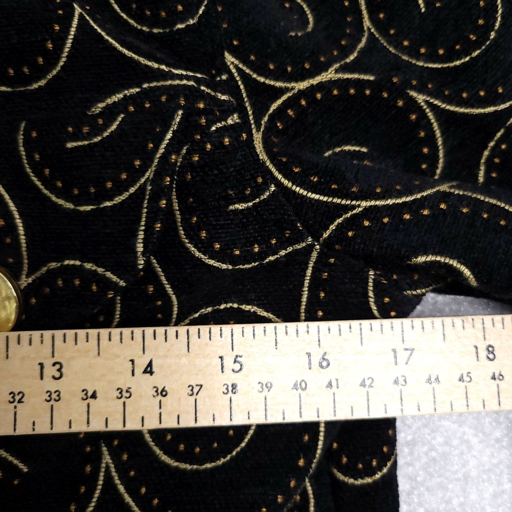 PONY VINTAGE Painted Pony Blazer Women's Small Geometric Artsy Jacket Black Gold 80s 90s USA Size S / US 4 / IT 40 - 5 Thumbnail