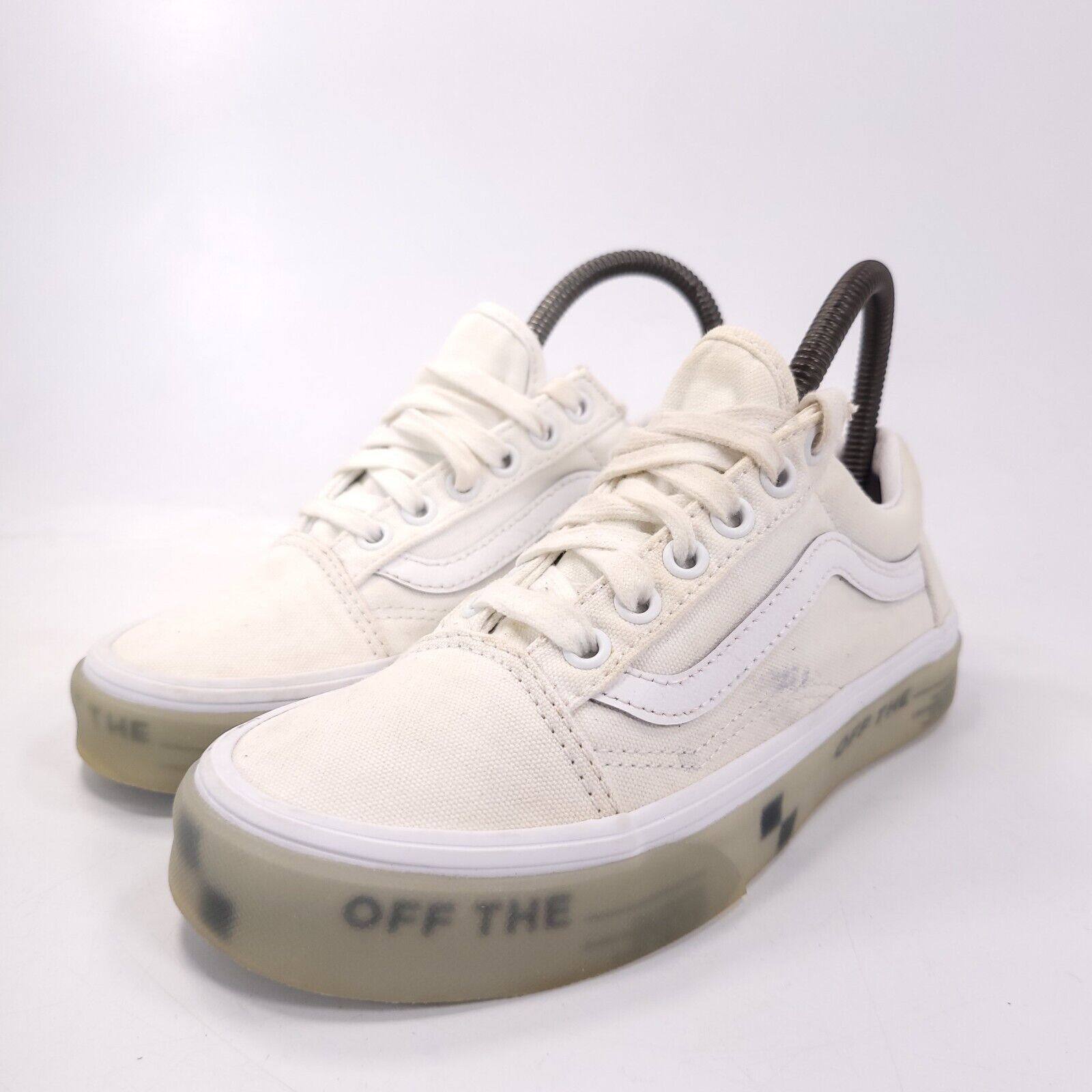 Vans Vans Off the Wall Old Skool Shoe Women Size 5.5 500714 White Size US 5.5 / IT 35.5 - 1 Thumbnail